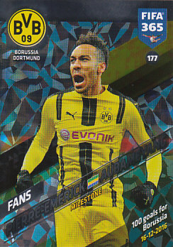 Pierre-Emerick Aubameyang Borussia Dortmund 2018 FIFA 365 Milestone #177